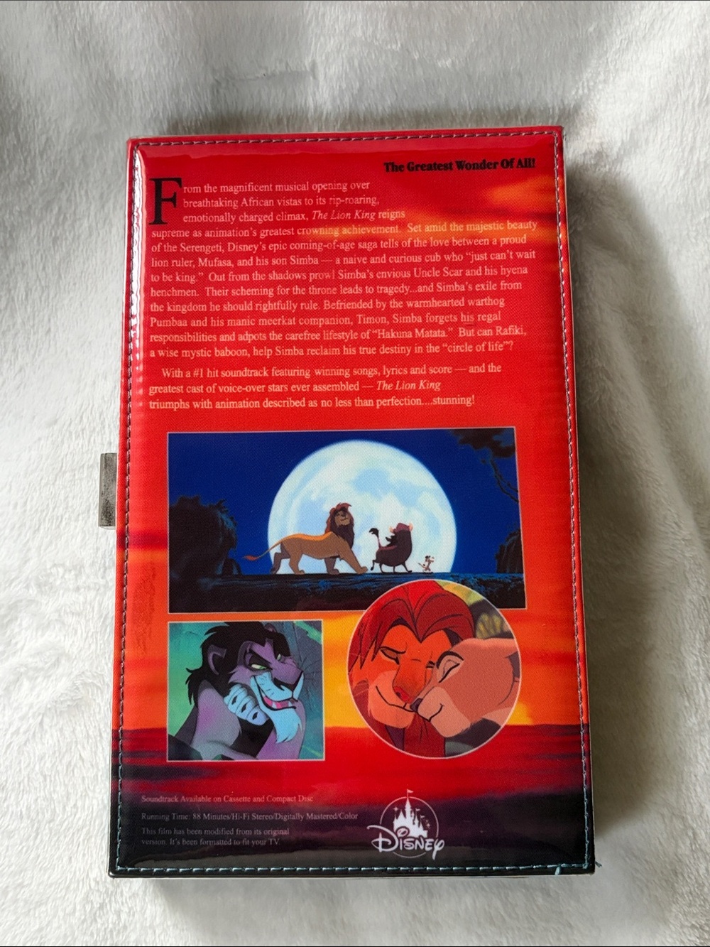 Disney The Lion King Vinyl Clutch - GUC - Picture 3 of 10